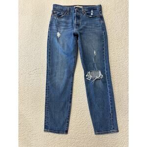 Levis Womens Wedgie Straight Denim Jeans Size 28